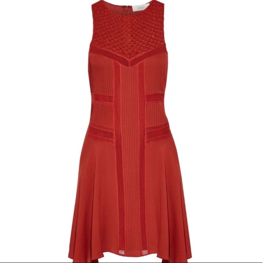 NEW A.L.C. SILK SLEEVELESS MINI DRESS - Picture 7 of 7